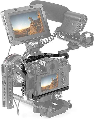 Foto4easy Professional Camera cage with Cold Shoe Mount and Quick Release Plate for Fujifilm X-T2 X-T3 Camera in Saudi Arabia