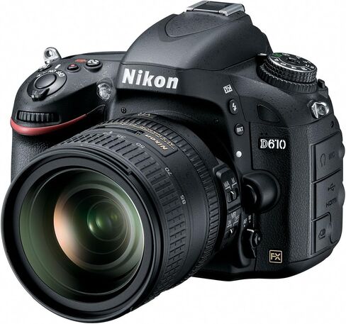 Nikon D610 24.3 MP CMOS FX-Format Digital SLR Camera with 24-85mm f/3.5-4.5G ED VR Auto Focus-S Nikkor Lens in Saudi Arabia