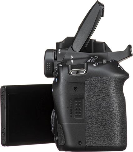كاميرا Canon EOS 90D DSLR مع عدسة EF-S مقاس 18-5 مم F/4-5.6 هي عدسة STM + ذاكرة سعة 64 جيجابايت + حقيبة خلفية + حامل ثلاثي القوائم وعدسات ومرشحات والمزيد (حزمة مكونة من 28 قطعة) in Saudi Arabia