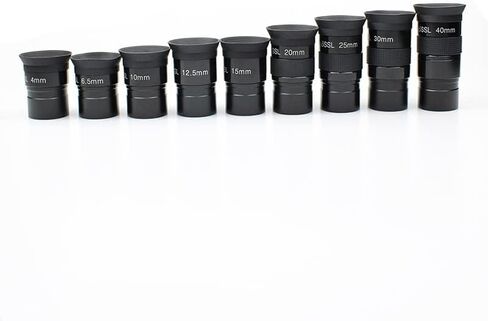 JUIYU Telescope Accessory Set Telescope Astronomical Monocular 1.25" Plossl Eyepiece 4mm 6.5mm 10mm 12.5mm 15mm 20mm 25mm 30mm 40mm Green Coated Telescope Camera (Color : 12.5mm) in Saudi Arabia