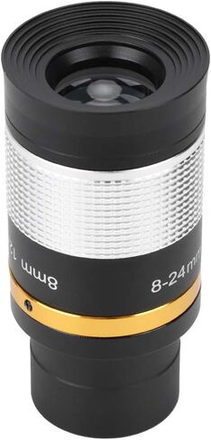 DAUERHAFT Zoom Eyepiece Lens,Astronomical Telescope Zoom Eyepiece Lens,8-24mm Zoom Eyepiece Optic Telescope Lens,with Fully Coated Optical Lens,for Star Watching Astronomical Use,1.25In Telescopes in Saudi Arabia