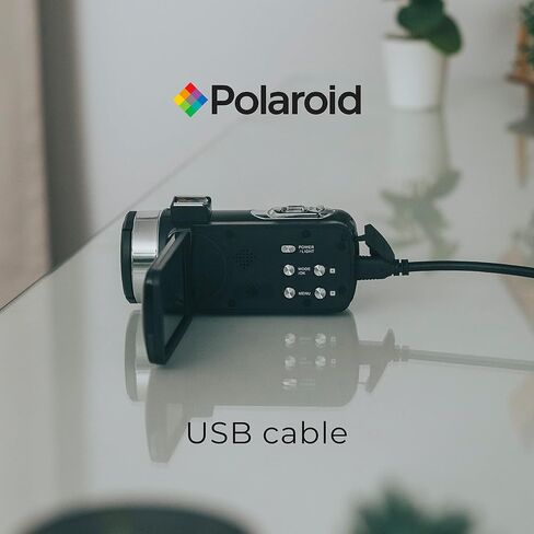 Polaroid 4K Video Camera, Wi-Fi Ultra HD Camcorder with 18x Digital Zoom, 3" IPS Touchscreen Video Recorder with Night vision, Vlogging Camera with 3.5mm Microphone Jack, Rechargeable, SD Card Slot in Kuwait