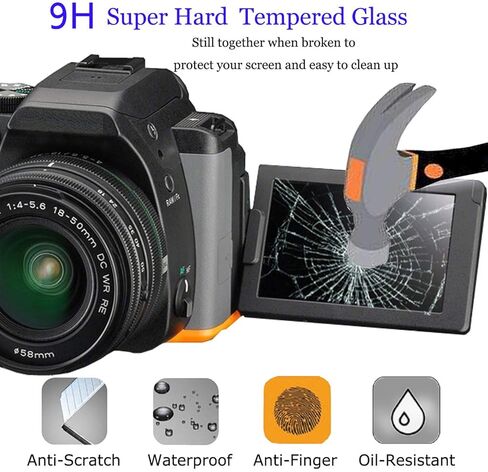 debous Screen Protector Compatible for Leica Q2 Digital Camera,Anti-Scratch Anti-Finger Tempered Glass Clera Hard Protective Film Shield Cover Guard (3pack) in Saudi Arabia
