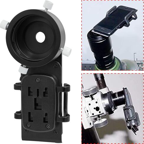 Tydeux Smartphone iPhone Adapter with T2 Thread and Eyepiece Adapter 44-52mm - for Photography with telescopes and Spotting Scope or Binoculars in Saudi Arabia