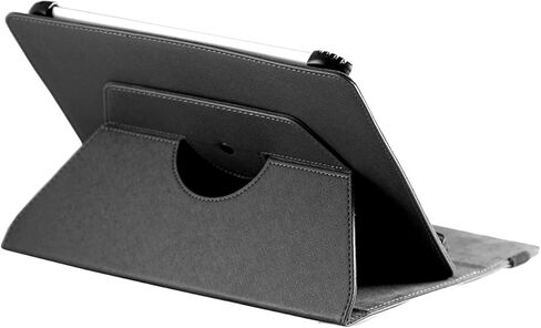 Navitech Black Faux Leather Case Cover with 360 Rotational Stand Compatible with The XIDO Z120/3G, Tablet Pc in Saudi Arabia