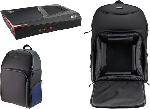 Navitech Portable Rugged Black & Blue Backpack/Rucksack Carry Case Compatible with The Packard Bell iMedia S3730 Desktop PC in Saudi Arabia