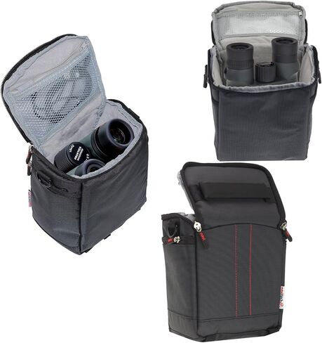 Navitech Black Protective Portable Handheld Binocular Case and Travel Bag Compatible with The QUNSE Binoculars Compact in Saudi Arabia