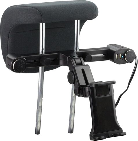 Navitech USB Port 4.2A headrest Mount with Integrated car Charger Compatible with The Koolertron 9.5" LCD TFT Portable DVD Player in Kuwait