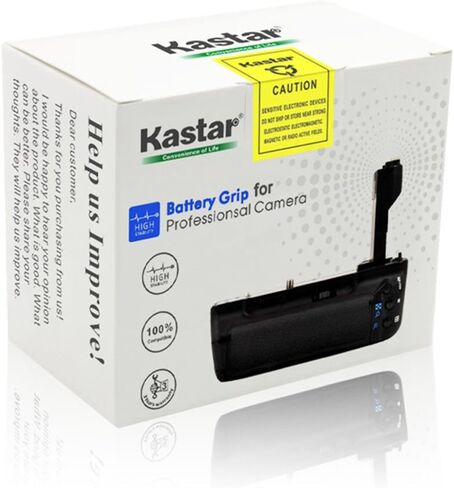 Kastar Pro Multi-Power Vertical Battery Grip (Replacement for BG-E13) + 4X LP-E6 Replacement Batteries for EOS 6D Digital SLR Cameras in Saudi Arabia