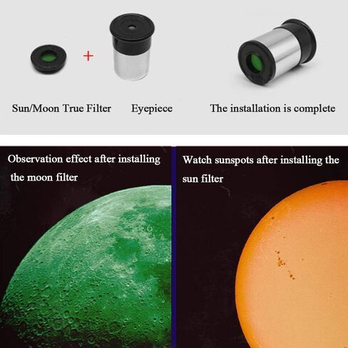 Telescopes for Adults,Telescopes HD Outdoor Monocular Space Telescope Refractor Astronomical Telescope with 5X24 Finder Scope in Saudi Arabia