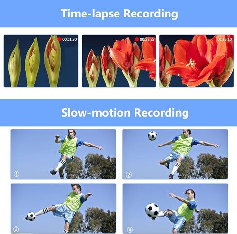 Camcorders Video Camera 4k with 3" Touch Screen and 32G Card, WiFi Digital Camera, 18X Digital Zoom, Vlogging Camera for YouTube Video Recording, Kids Video Camera, Remote, Microphone in Kuwait