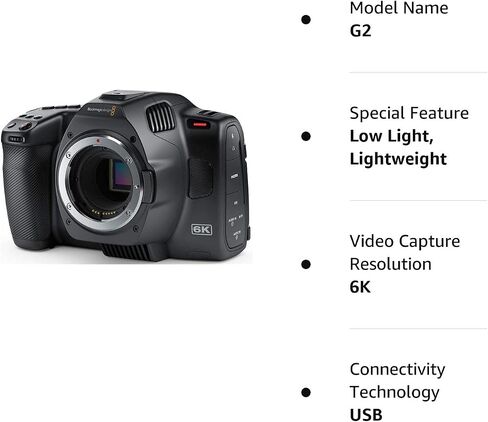 Blackmagic Pocket CinemaCamera 6K G2 in Saudi Arabia