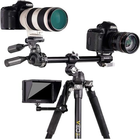 Vanguard VEO3T+ 264AT Aluminum Travel Tripod with Multi-Angle Center Column for Overhead Shots in Saudi Arabia