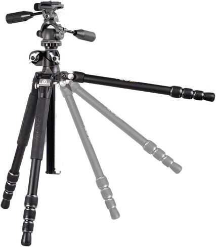 Vanguard VEO3T+ 264AT Aluminum Travel Tripod with Multi-Angle Center Column for Overhead Shots in Saudi Arabia