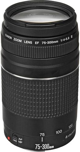 Canon EF 75-300mm f/4-5.6 III Telephoto Zoom Lens for Canon SLR Cameras (Renewed) in Kuwait