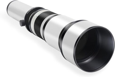 JINTU 650-1300mm Telephoto Zoom Lens F/8.3 for Canon Nikon SLR T8 T8i T7i T7s T7 T6s T6i T6 T5 SL3 SL2 4000D 650D 800D 550D 80D 90D 60D 5D IV D5600 D5500 D5100 D3300 D3200 D7500 D90 in Kuwait