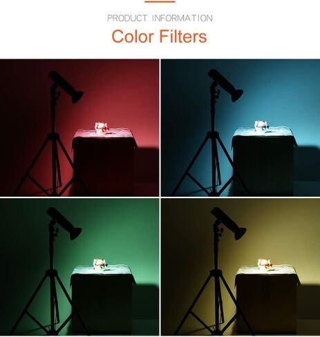 Godox AD-M Standard Reflector Beauty Dish with 5 Color Filters for Godox AD200 AD200PRO AD180 AD360 AD360II Camera Flashes in Saudi Arabia