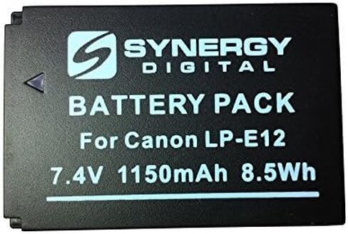 Syenrgy Digital Camera Accessory Kit Works with Canon EOS M2 Digital Camera includes: SDLPE12 Battery, SDM-1561 Charger in Saudi Arabia
