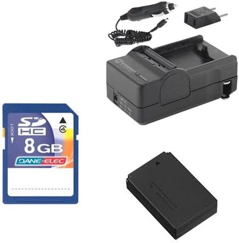 Canon EOS M2 Digital Camera Accessory Kit Includes: SDLPE12 Battery, SDM-1561 Charger, KSD48GB Memory Card in Saudi Arabia