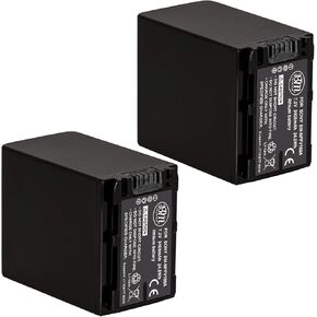 BM Premium 2 Pack NP-FV100A High Capacity Batteries for Sony FDR-AX30 FDR-AX33 FDR-AX53 FDR-AX700 FDR-AX100 FDR-AX35 HXR-MC50 HXR-MC88 HX-RNX80 PXW-Z90V NEX-VG10 NEX-VG20 NEX-VG30 NEX-VG900 Camcorders in Kuwait
