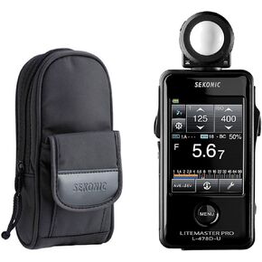 Sekonic LiteMaster Pro L-478D-U Light Meter (401-474) with Sekonic Deluxe Case for L-478-Series Meters in Kuwait