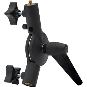 Kupo Tilting Umbrella Adapter, Reversible 5/8" Studs with 1/4"-20 and 3/8"-16 Thread Compatibility for Photography and Video Lighting Support Systems (KG007012) in Saudi Arabia