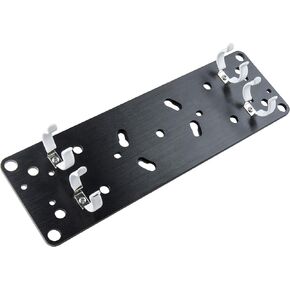 Kupo Twist-Lock Mounting Plate for Two T12 or Kino Flo Lamps with Rubberized Spring Clips and 3/8" Mounting Holes for Lighting Rigging (KG402012) in Saudi Arabia