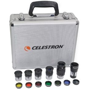 Celestron NexStar Evolution 9.25 Schmidt-Cassegrain Telescope w/Integrated WiFi - w/Deluxe Accessory Kit (5 Celestron Plossl Eyepieces, 1.25in Barlow Lens, 1.25in Filter Set, Accessory Carry Case) in Saudi Arabia
