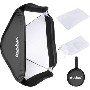 GODOX 80x80cm/32x32inch Portable Softbox for Camera Flash Speedlight Photography Suit for Godox S-Type Bracket in Kuwait