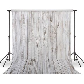 7x5FT Vintage Wood Backdrop Retro Rustic White Gray Wooden Floor Backdrops for Photography Kids Adult Photo Booth Video Shoot Vinyl Studio Prop 11890 in Saudi Arabia