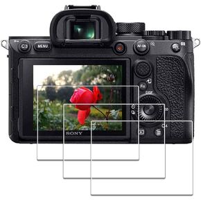 ايدابرو واقي شاشة لسوني الفا A7R IV / A7R III / A7R II / A7 III / A7 II / A7S III / A7S III / A7S II [3+1 عبوة] من الزجاج المقوى سهل التركيب in Kuwait