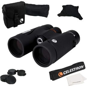 Celestron – TrailSeeker ED 10x42 Binoculars – Compact ED Binocular for Birdwatching and Outdoor Activities – Binocular with ED Objective Lenses – Fully Broadband Multi-coated Optics – BaK4 Roof Prism in Saudi Arabia