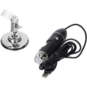 Microscope, USB Microscope Industrial Accessories, Portable Magnification, Builtin 8 LED Lights, for Phone Repair Jewelry Appraisal in Kuwait
