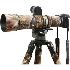غطاء عدسة ROLANPRO لكاميرا Canon RF 800mm F11 هو STM غطاء مطر مموه غطاء حماية للعدسة - #20 مقاومة للماء في الغابة