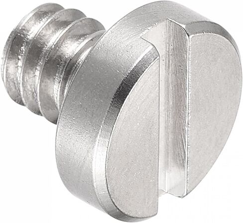 uxcell Camera Tripod Screw - 1/4" Male Mounting Screw Adapters Slotted 0.3" Length for Camera Stand Microphone Holder of Stainless Steel, 2Pcs in Saudi Arabia