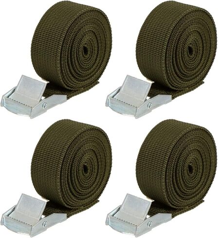 أشرطة كاميرا تريل، حزام كاميرا لعبة Flrsucby مع مشبك معدني طويل الأمد وحزام طويل من ألياف النايلون لكاميرا الغزلان وحامل شجرة وحزام تثبيت كاميرا اللعبة، 4 قطع in Kuwait