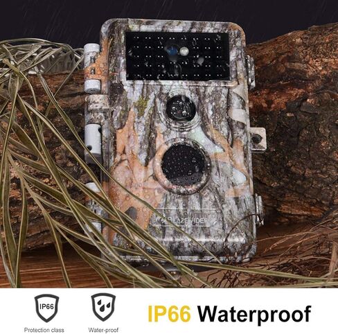 5-Pack HD Game & Deer Trail Cameras 24MP Photo 1296P MP4 Video Night Vision Motion Activated Waterproof No Glow for Outdoor Wildlife Hunting, Backyard Security, Animal Observation, Photo & Video Model in Kuwait