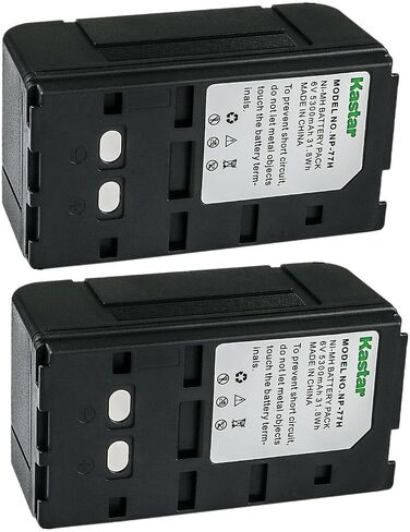 Kastar 1-Pack NP-77H 6.0V 5300mAh Ni-MH Battery Replacement for Sony CCD-FX520 CCD-FX525 CCD-FX530 CCD-FX600 CCD-FX620 CCD-FX630 CCD-FX640 CCD-FX700 CCD-FX700E CCD-FX710 CCD-FX720 CCD-FX730 CCD-FX730V in Saudi Arabia