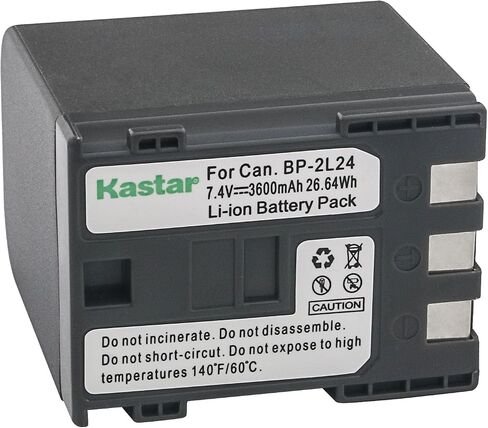 Kastar Battery Replacement for Canon BP-2L12 BP-2L13 BP-2L14 BP-2L24H and FV500, HG10, HV20, HV30, iVIS DC300, iVIS HG10, iVIS HV30, IXY DV3, DV5, DVM3, VIXIA HG10,HV30, HV40, FVM, MD, MV, MVX, Optura in Saudi Arabia