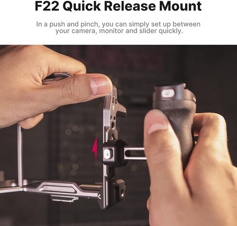 مقبض FALCAM F22 سريع التحرير، مقبض جانبي للكاميرا يحول خيط 1/4 بوصة إلى نظام QR F22، ملحق تصوير فيديو من الألومنيوم مقاس 22 مم، يجب أن يمتلكه المصور الفوتوغرافي الذي يجب أن يكون لديك in Kuwait