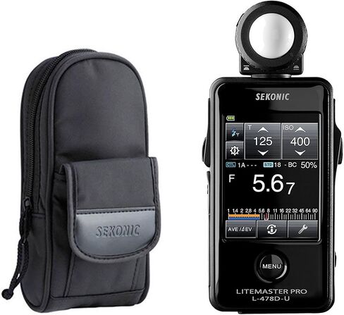 Sekonic LiteMaster Pro L-478D-U Light Meter (401-474) with Sekonic Deluxe Case for L-478-Series Meters in Kuwait