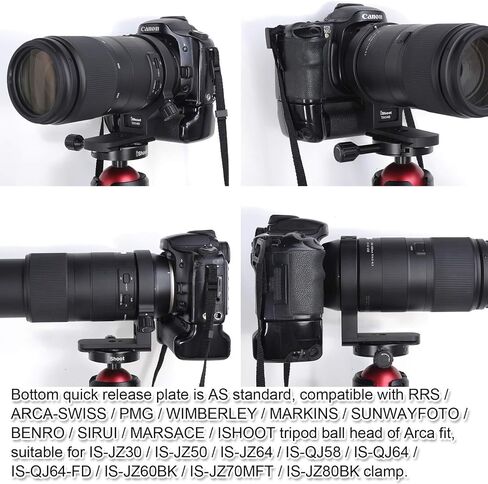 Metal Lens Collar Holder Tripod Mount Ring for Tamron 100-400mm f/4.5-6.3 Di VC USD Lens A035(for Canon and Nikon), Built-in Arca-Swiss Type Quick Release Plate with 1/4" and 3/8" Screw Holes in Kuwait