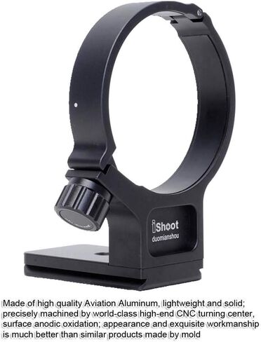 iShoot Metal Lens Collar Tripod Mount Ring Compatible with Tamron SP 70-200mm f/2.8 Di VC USD A009, Lens Support Holder Bracket Bottom is Arca-Swiss Fit Quick Release Plate Dovetail Groove in Saudi Arabia