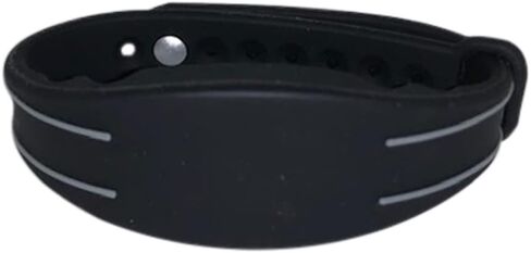 5 – 26 Bit H10301 125 KHz Proximity Wristbands Black Adjustable AuthorizID Wiegand Waterproof Compatible w/ 1386 1326 7610 1586 1391 1346. Works with Most Access Control Systems. Free tech Support in Kuwait