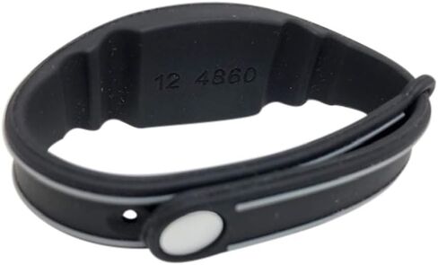 5 – 26 Bit H10301 125 KHz Proximity Wristbands Black Adjustable AuthorizID Wiegand Waterproof Compatible w/ 1386 1326 7610 1586 1391 1346. Works with Most Access Control Systems. Free tech Support in Kuwait