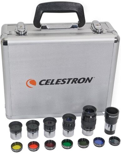 Celestron NexStar Evolution 9.25 Schmidt-Cassegrain Telescope w/Integrated WiFi - w/Deluxe Accessory Kit (5 Celestron Plossl Eyepieces, 1.25in Barlow Lens, 1.25in Filter Set, Accessory Carry Case) in Saudi Arabia
