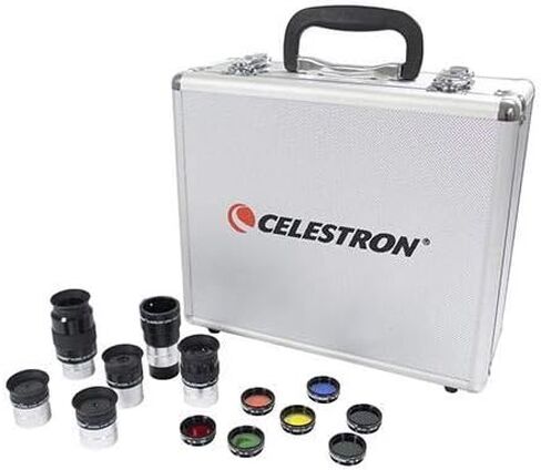 Celestron NexStar Evolution 9.25 Schmidt-Cassegrain Telescope w/Integrated WiFi - w/Deluxe Accessory Kit (5 Celestron Plossl Eyepieces, 1.25in Barlow Lens, 1.25in Filter Set, Accessory Carry Case) in Saudi Arabia