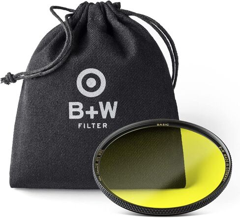 B+W 49mm Basic Black & White (Yellow) MRC 022M Glass Filter in Saudi Arabia