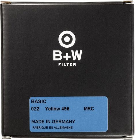 B+W 49mm Basic Black & White (Yellow) MRC 022M Glass Filter in Saudi Arabia