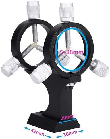 Microscope Accessories Kit 5mm-38mm Adjustable Pointer Bracket Mount Adapter for Astronomical Telescope Microscope Slides in Saudi Arabia
